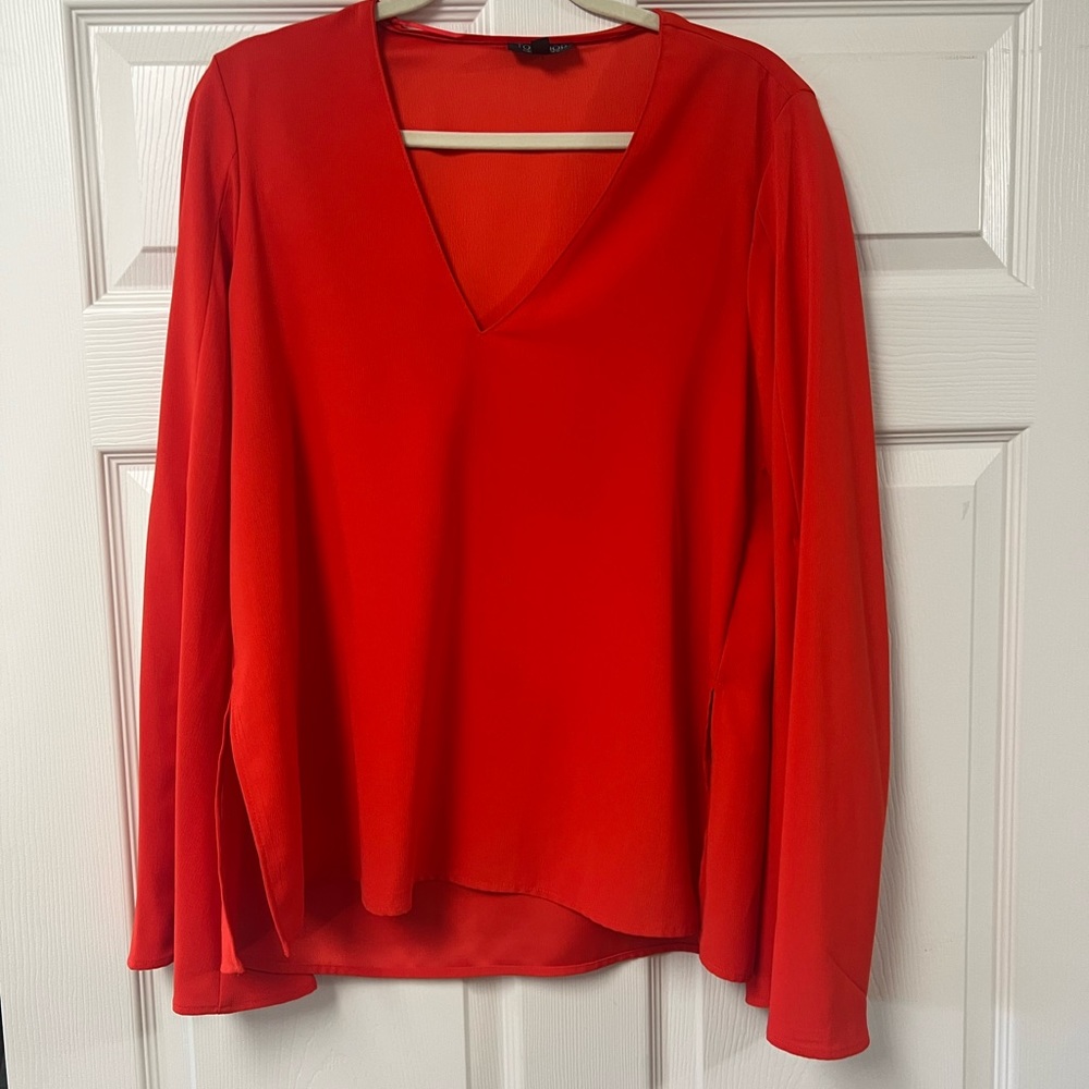 Orange/Red Top Shop top